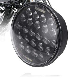 5-3/4" Motorcycle Super Wide LED Headlight Projector DOT Approved